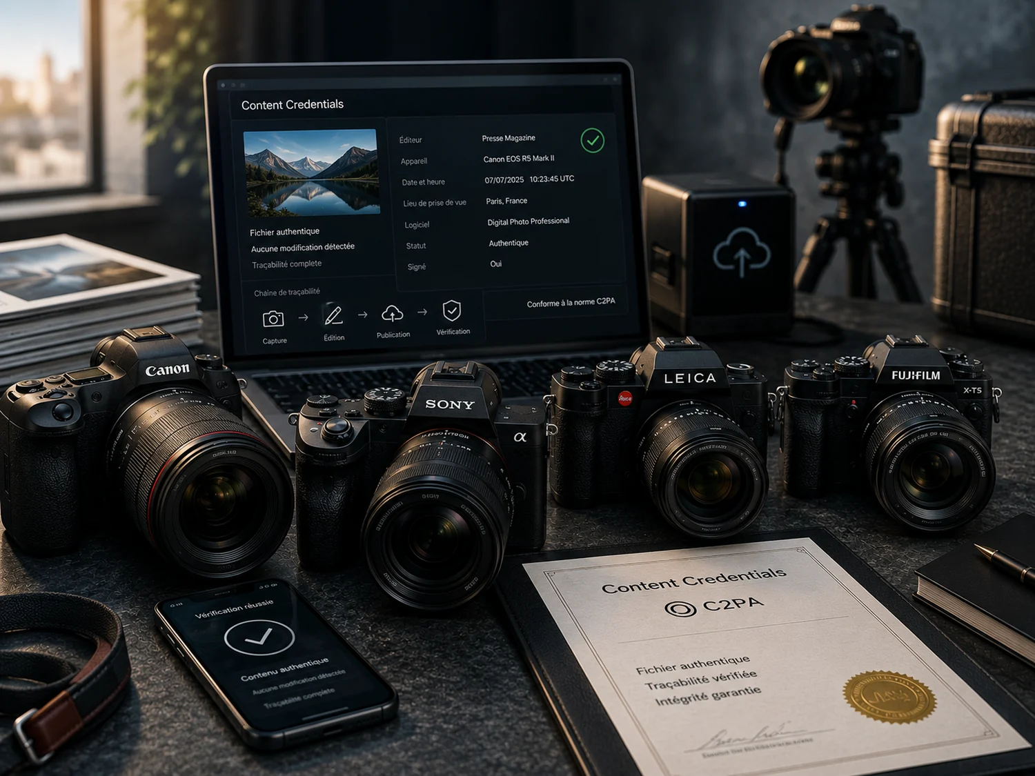 C2PA : l’authenticité devient un critère de choix des appareils photo