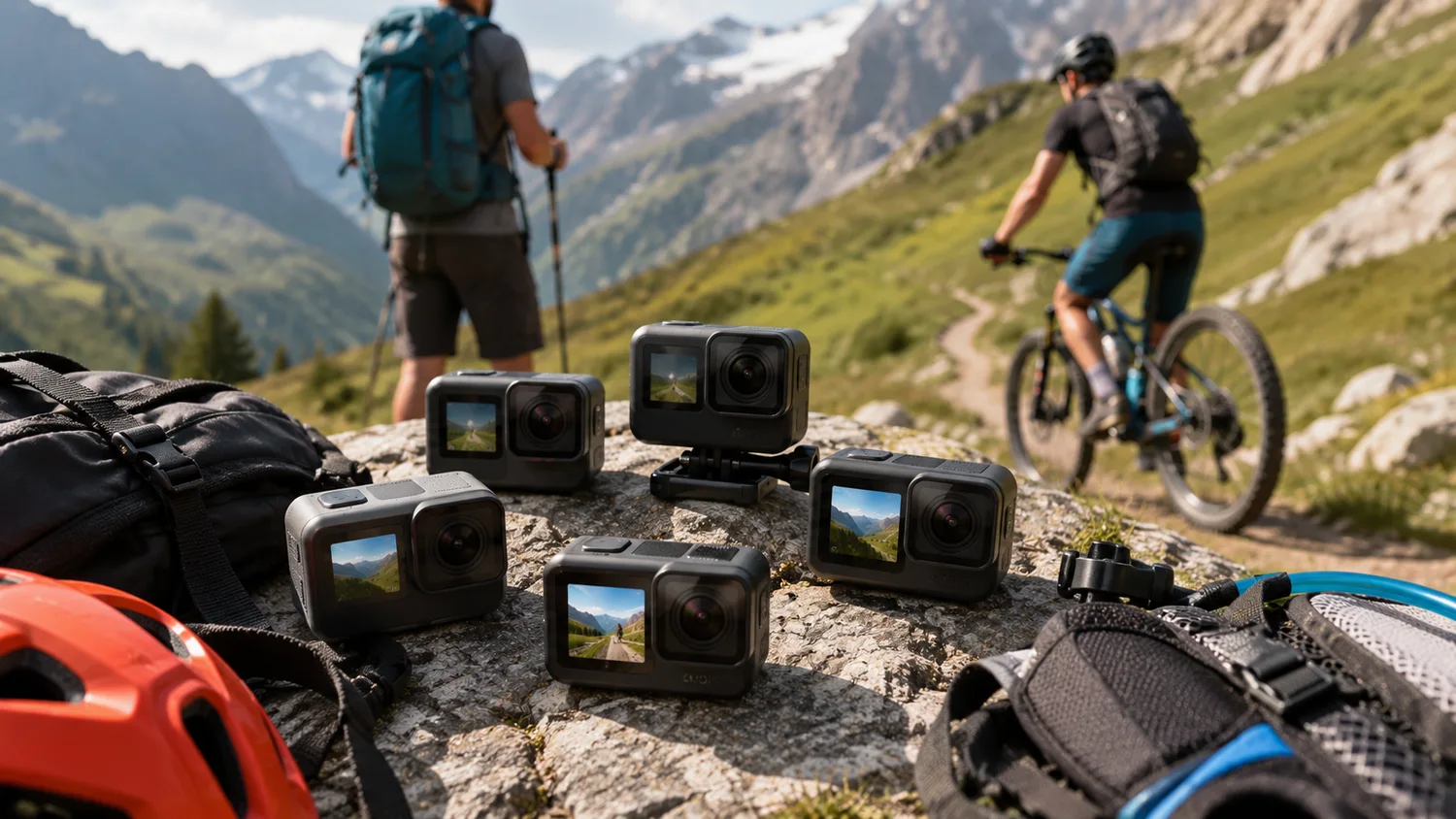 Action cam compacte et accessoires pour comparer les meilleures caméras sport à moins de 300 €