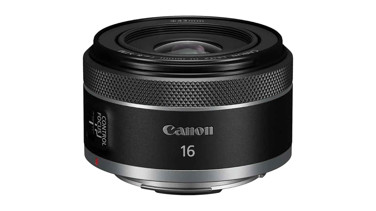Canon RF16mm F2.8 STM Lens, Ultra Wide-Angle, Fixed Focal Length Prime Lens, Compatible with EOS R Series Mirrorless Cameras, Black