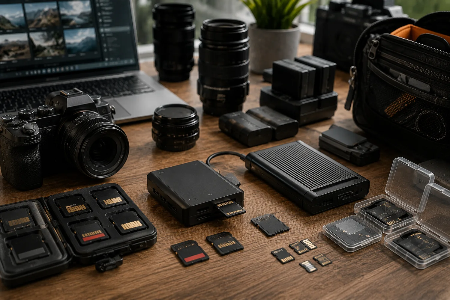 Cartes SD et microSD destinées à la photographie, à la vidéo et aux drones.
