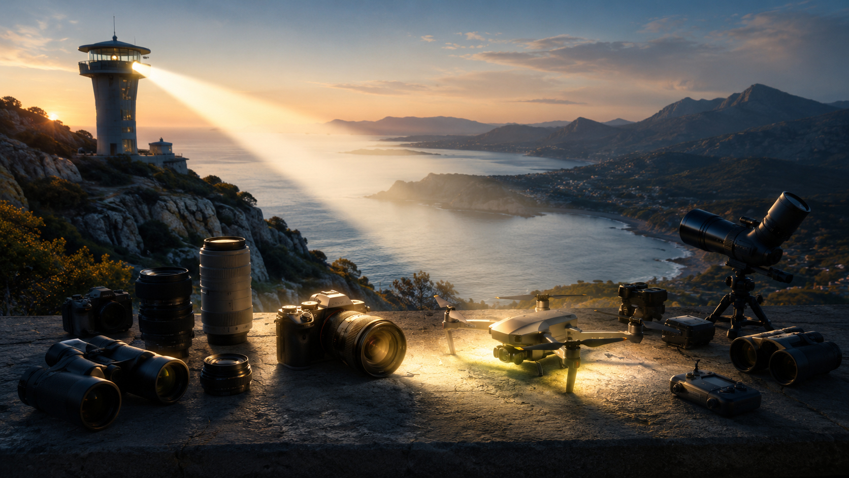 Assistant IA Senkōra pour choisir un équipement photo, drone ou observation