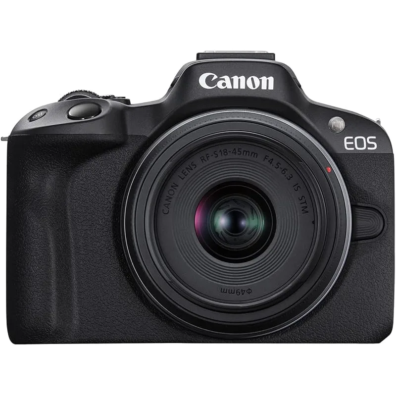 Canon EOS R50 avec objectif RF-S 18-45 mm