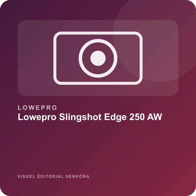 Illustration éditoriale du produit Lowepro Slingshot Edge 250 AW
