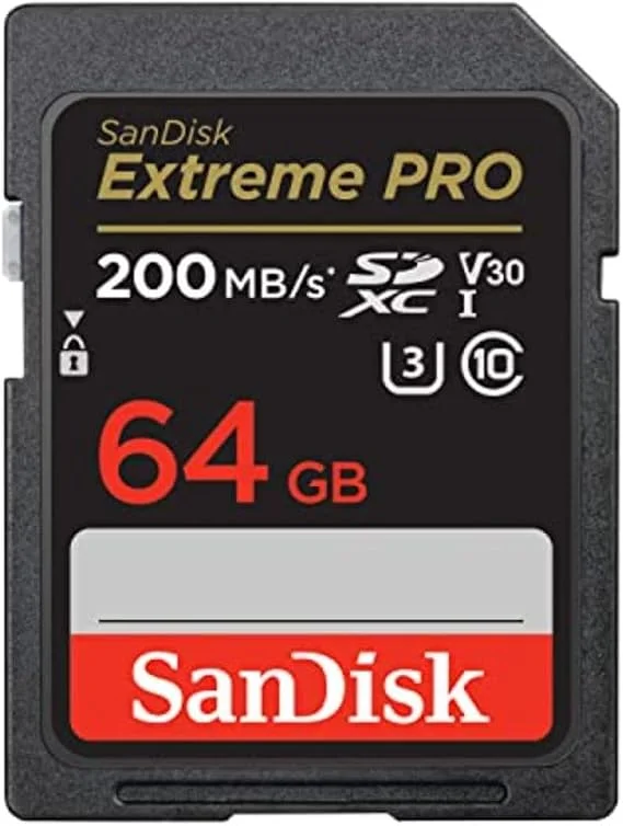 SanDisk Extreme PRO SDXC 64 Go UHS-I U3 V30
