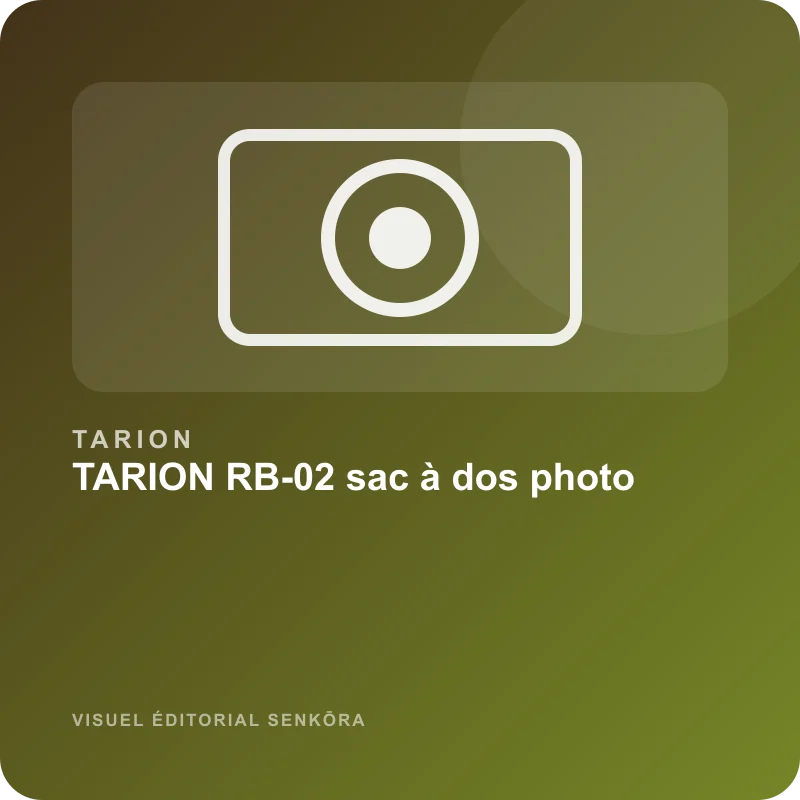 Illustration éditoriale du produit TARION RB-02 sac à dos photo